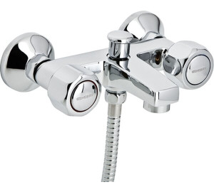 Mezclador de baño con kit Cromado Gamma